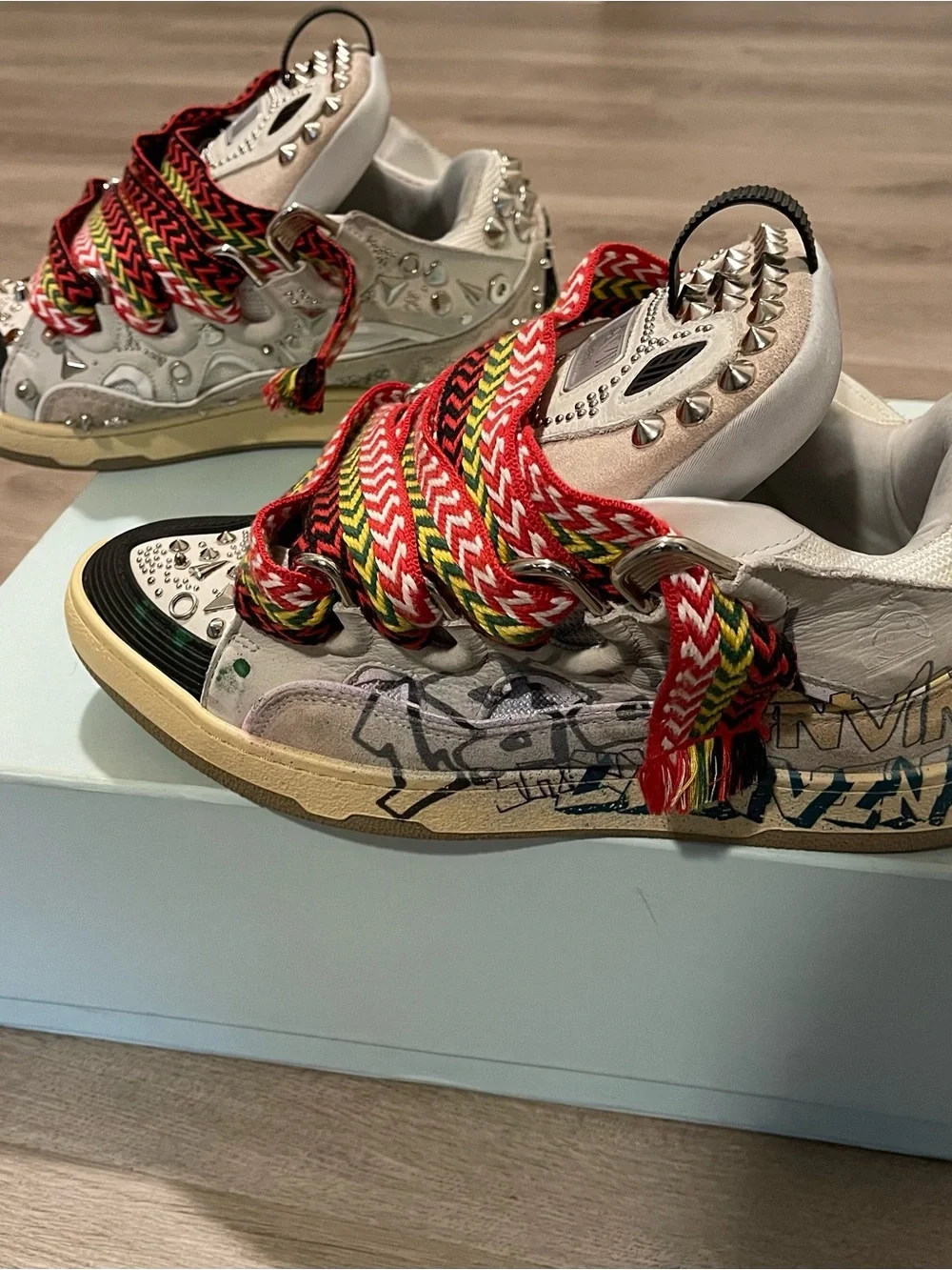Lanvin curb graffiti